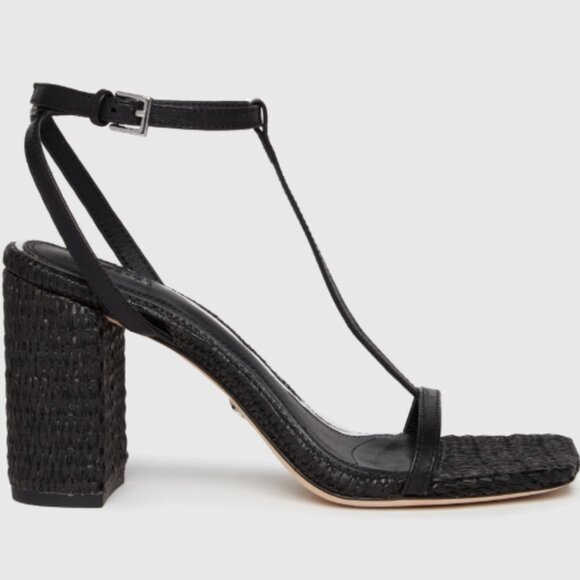 PAIGE Leather Strappy Barrett Sandals - Picture 4 of 6